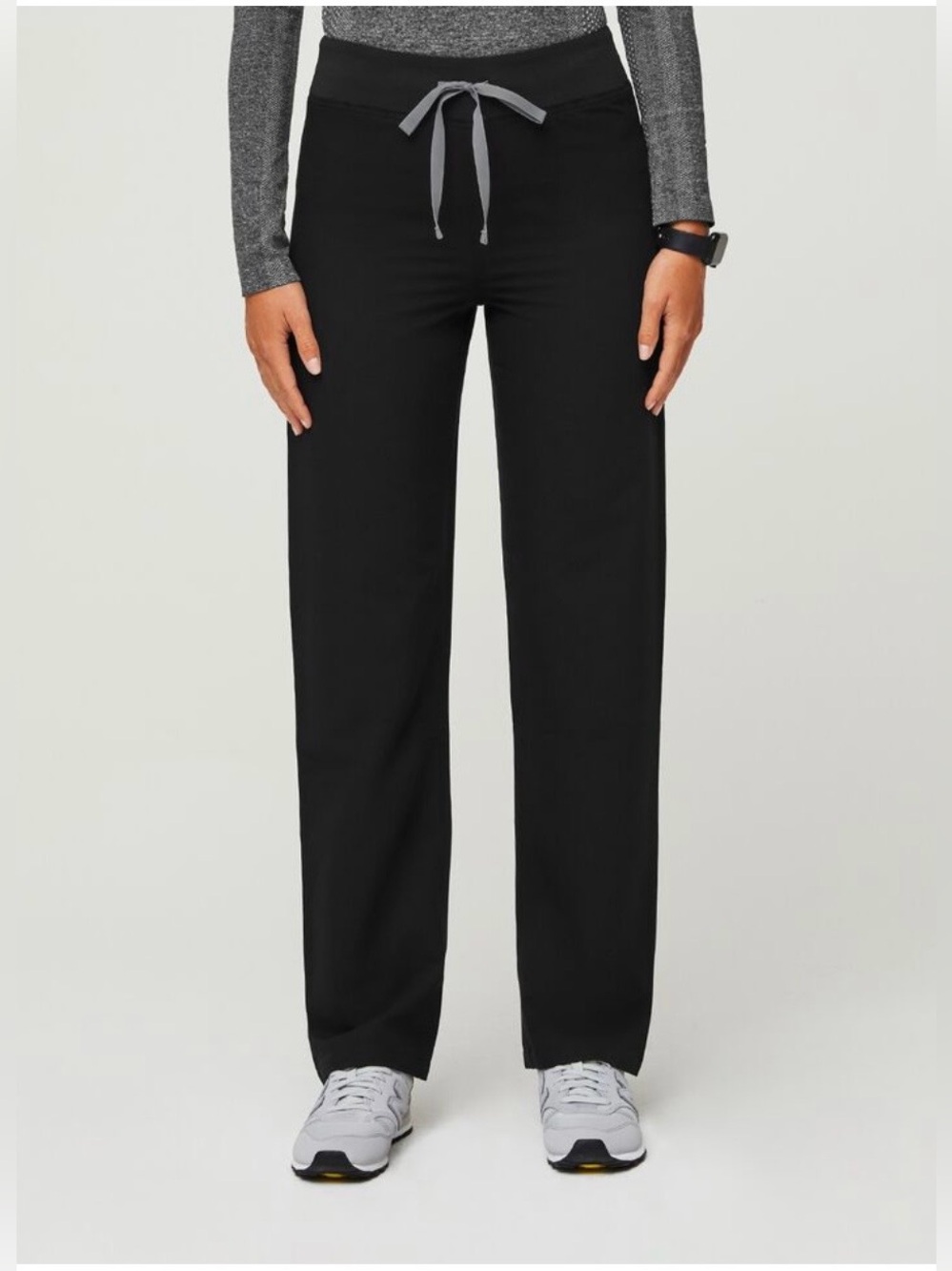 NWT FIGS Livingston Basic Scrub Pants Tall Black Women’s Medium M